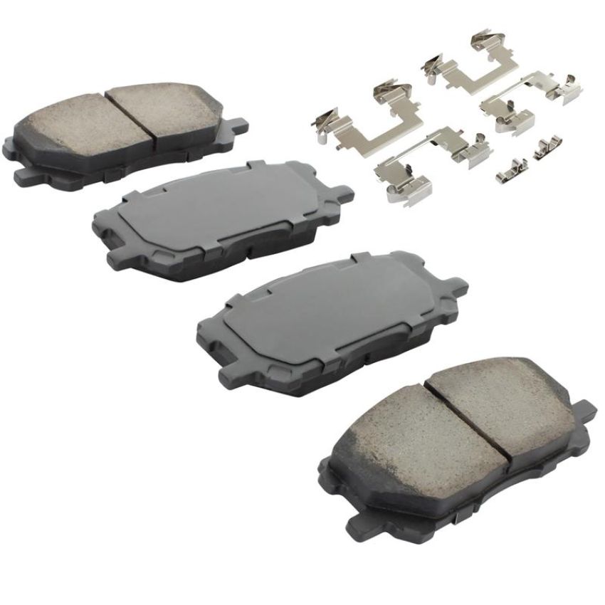 MPA 1001-1005C Quality-Built Premium Ceramic Brake Pads w/ Hardware