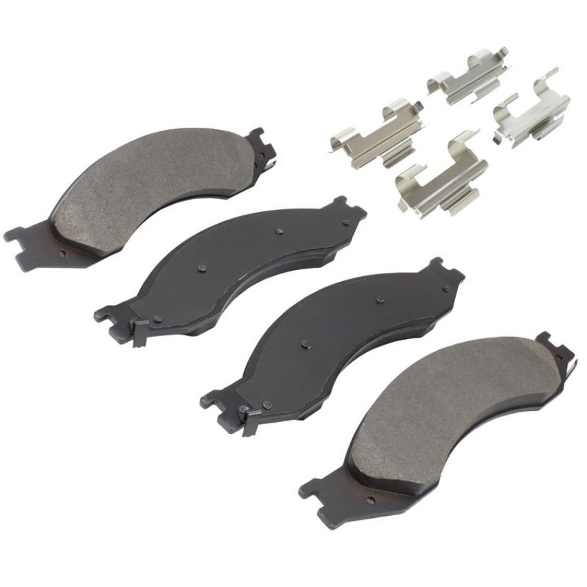 MPA 1001-1010M Quality-Built Premium Semi-Metallic Brake Pads w/ Hardware