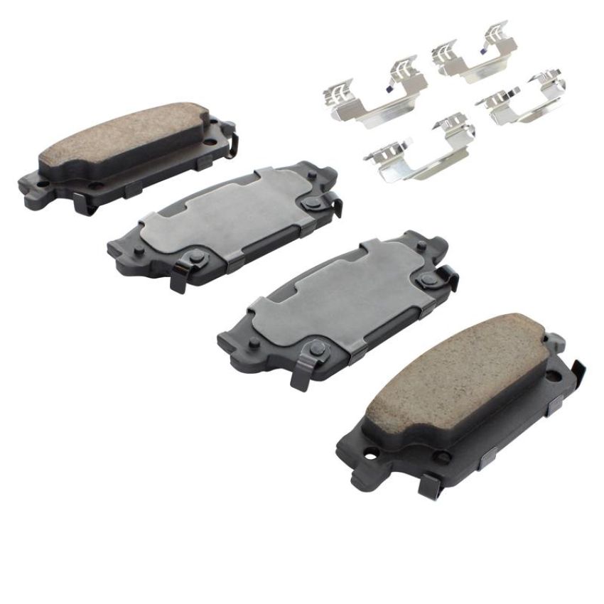 MPA 1001-1020C Quality-Built Premium Ceramic Brake Pads w/ Hardware