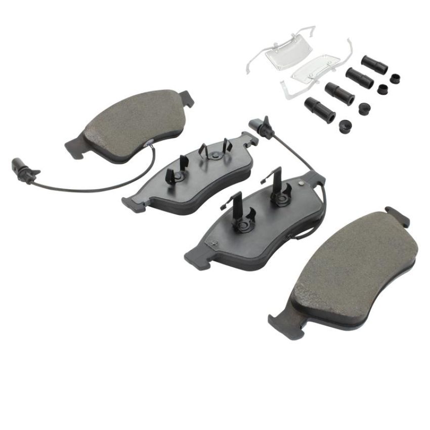 MPA 1001-1024M Quality-Built Premium Semi-Metallic Brake Pads w/ Hardware