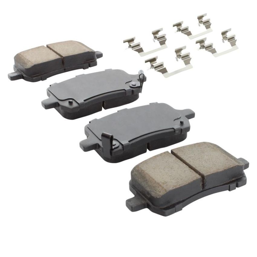 MPA 1001-1028C Quality-Built Premium Ceramic Brake Pads w/ Hardware