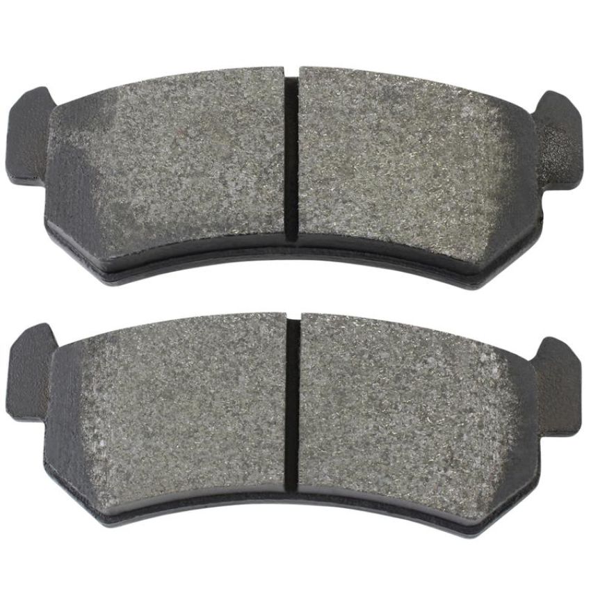 MPA 1001-1036M Quality-Built Premium Semi-Metallic Brake Pads w/ Hardware