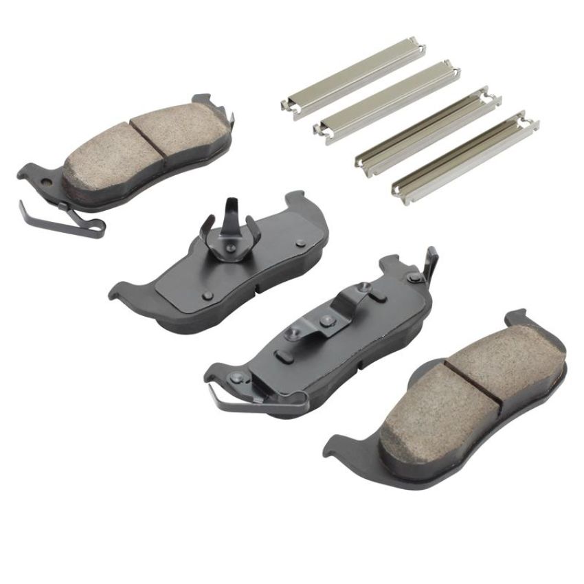 MPA 1001-1041C Quality-Built Premium Ceramic Brake Pads w/ Hardware