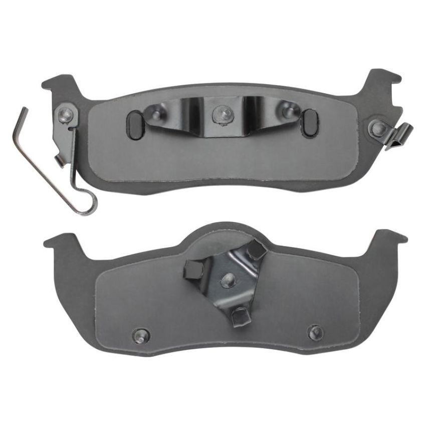 MPA 1001-1041M Quality-Built Premium Semi-Metallic Brake Pads w/ Hardware
