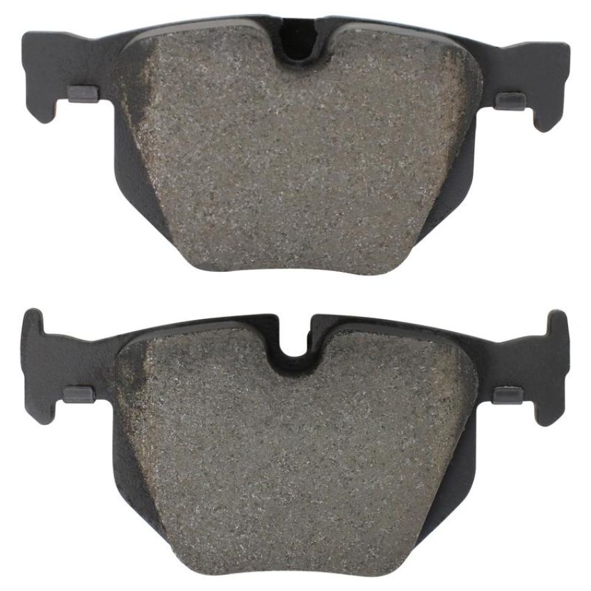 MPA 1001-1042M Quality-Built Premium Semi-Metallic Brake Pads w/ Hardware