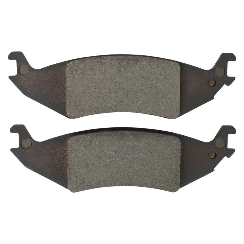 MPA 1001-1046M Quality-Built Premium Semi-Metallic Brake Pads w/ Hardware