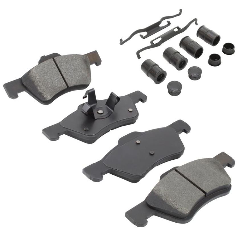 MPA 1001-1047AC Quality-Built Premium Ceramic Brake Pads w/ Hardware