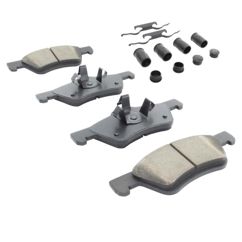 MPA 1001-1047C Quality-Built Premium Ceramic Brake Pads w/ Hardware