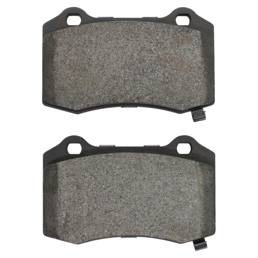 MPA 1001-1053M Quality-Built Premium Semi-Metallic Brake Pads w/ Hardware