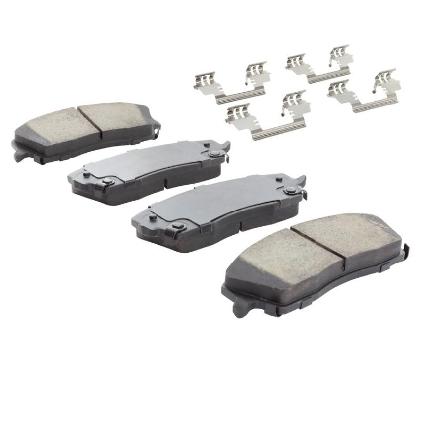 MPA 1001-1056C Quality-Built Premium Ceramic Brake Pads w/ Hardware