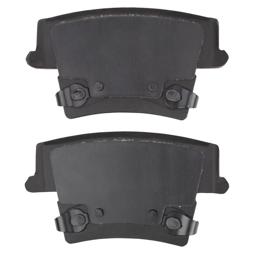 MPA 1001-1057AM Quality-Built Premium Semi-Metallic Brake Pads w/ Hardware
