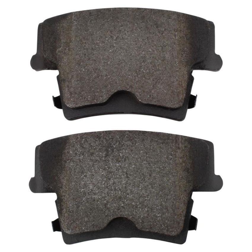 MPA 1001-1057AM Quality-Built Premium Semi-Metallic Brake Pads w/ Hardware