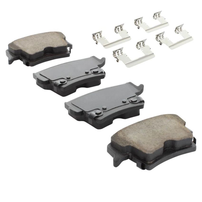 MPA 1001-1057BC Quality-Built Premium Ceramic Brake Pads w/ Hardware