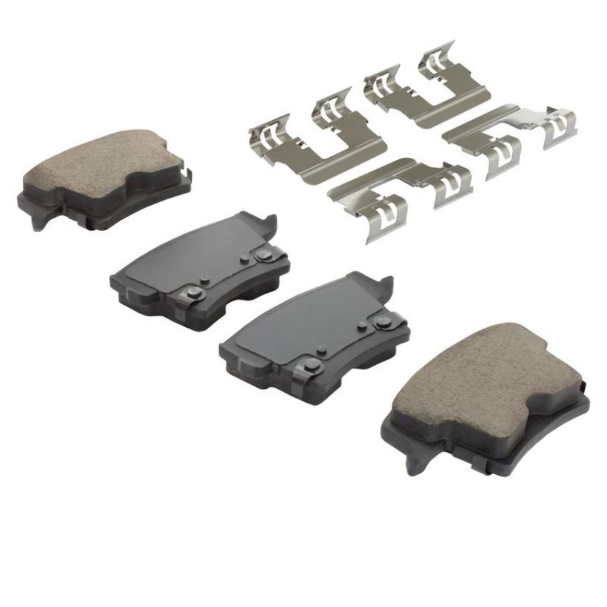 MPA 1001-1057C Quality-Built Premium Ceramic Brake Pads w/ Hardware