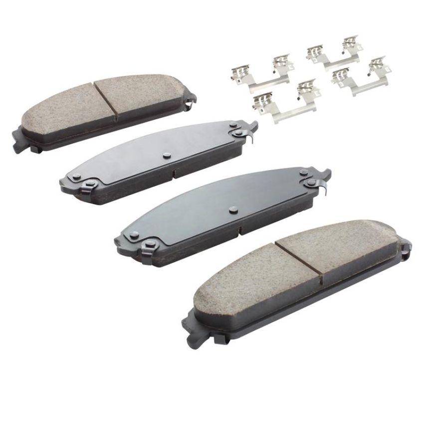 MPA 1001-1058C Quality-Built Premium Ceramic Brake Pads w/ Hardware