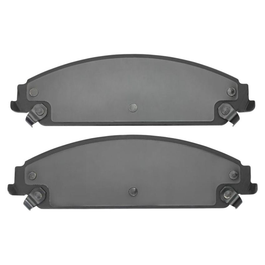 MPA 1001-1058M Quality-Built Premium Semi-Metallic Brake Pads w/ Hardware