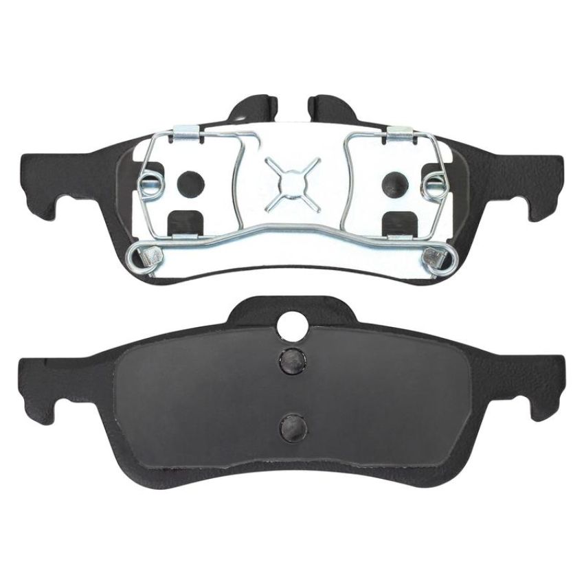 MPA 1001-1060M Quality-Built Premium Semi-Metallic Brake Pads w/ Hardware