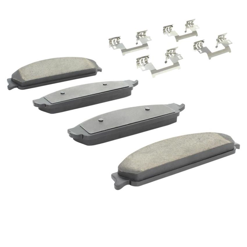 MPA 1001-1070C Quality-Built Premium Ceramic Brake Pads w/ Hardware