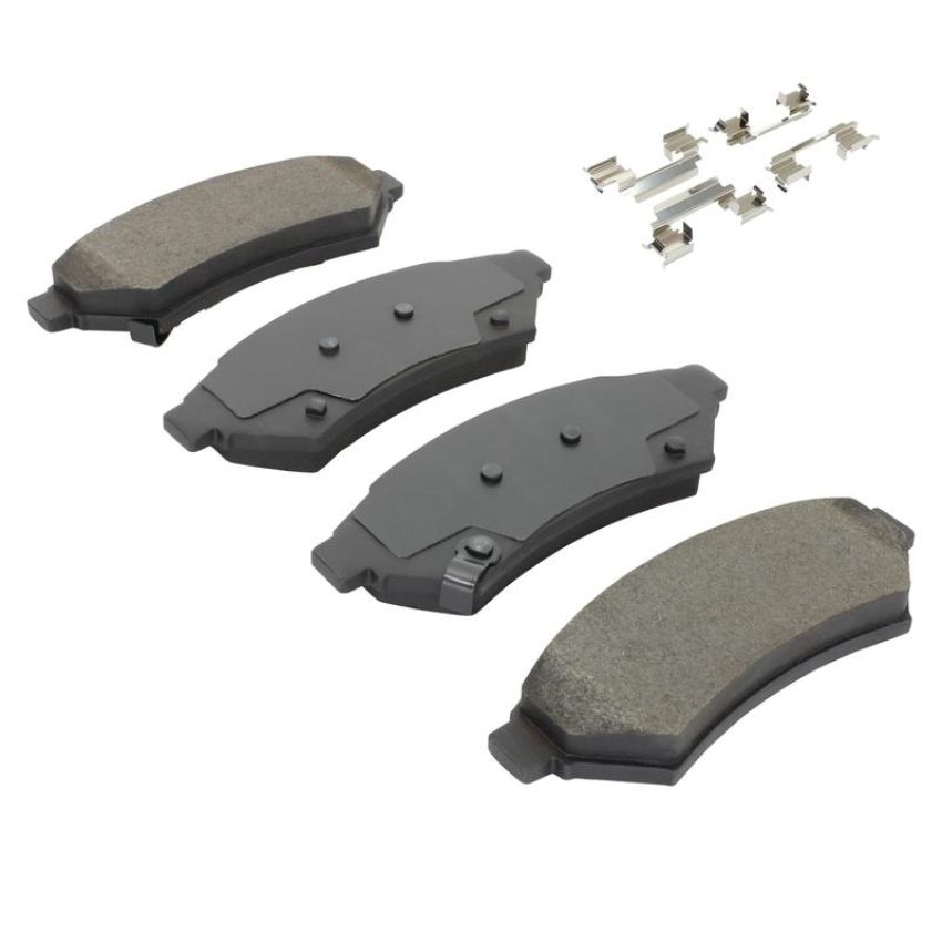 MPA 1001-1075C Quality-Built Premium Ceramic Brake Pads w/ Hardware
