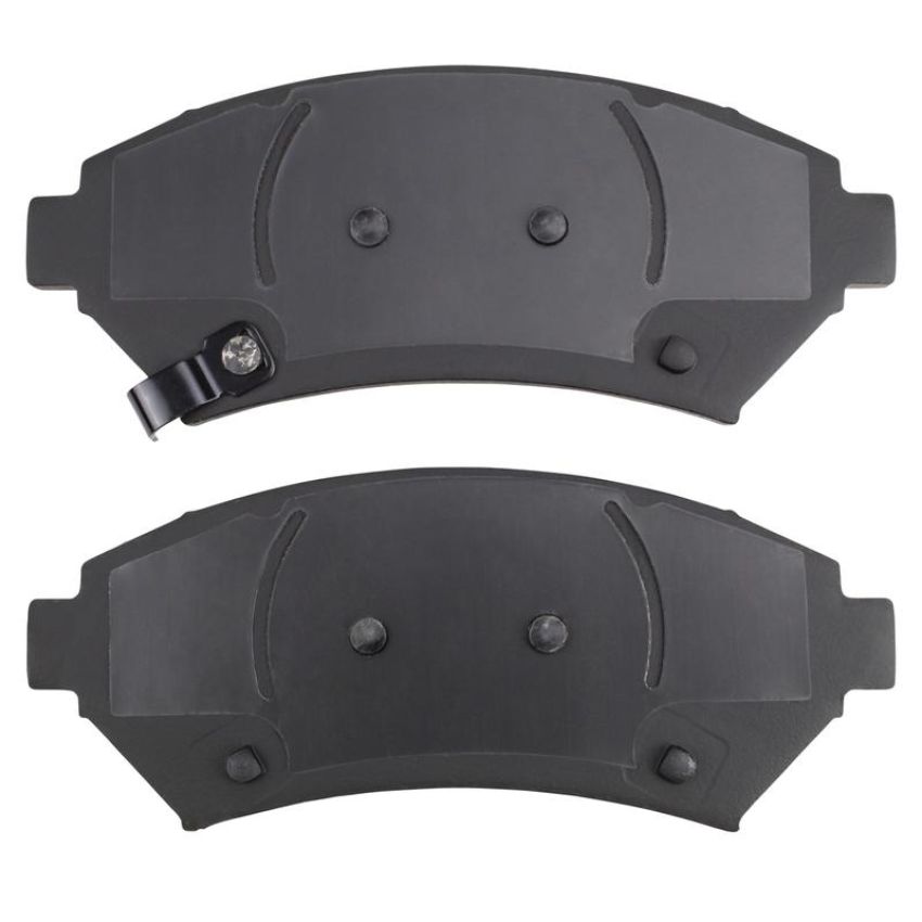 MPA 1001-1076M Quality-Built Premium Semi-Metallic Brake Pads w/ Hardware