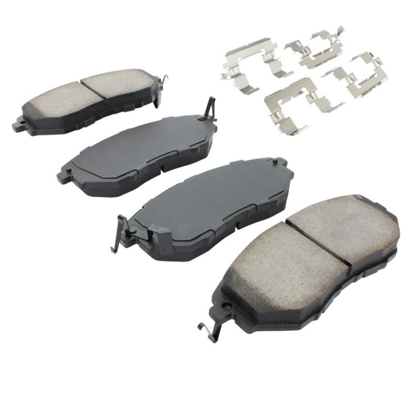 MPA 1001-1078C Quality-Built Premium Ceramic Brake Pads w/ Hardware