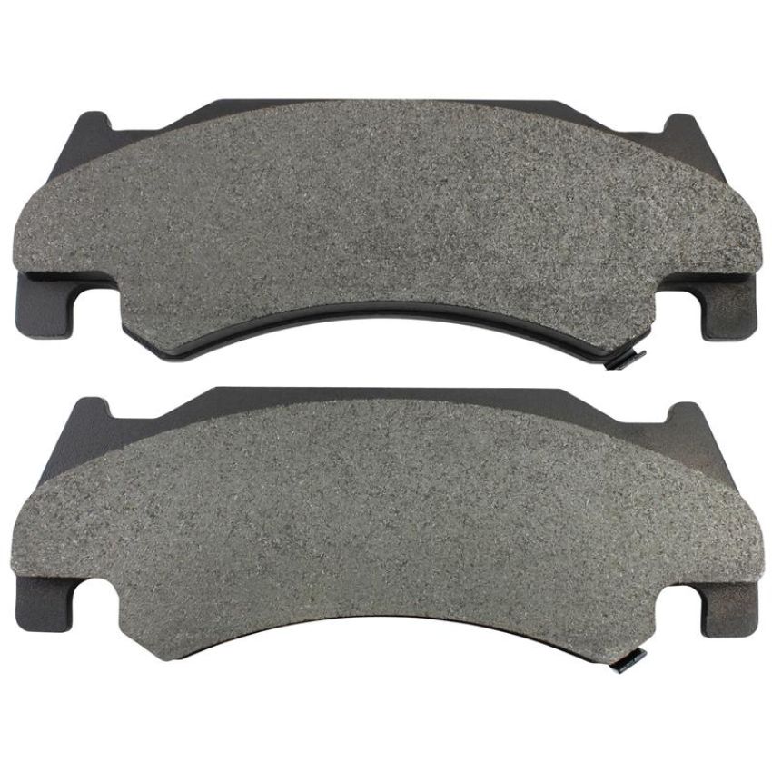 MPA 1001-1085M Quality-Built Premium Semi-Metallic Brake Pads w/ Hardware