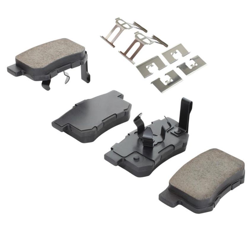 MPA 1001-1086C Quality-Built Premium Ceramic Brake Pads w/ Hardware