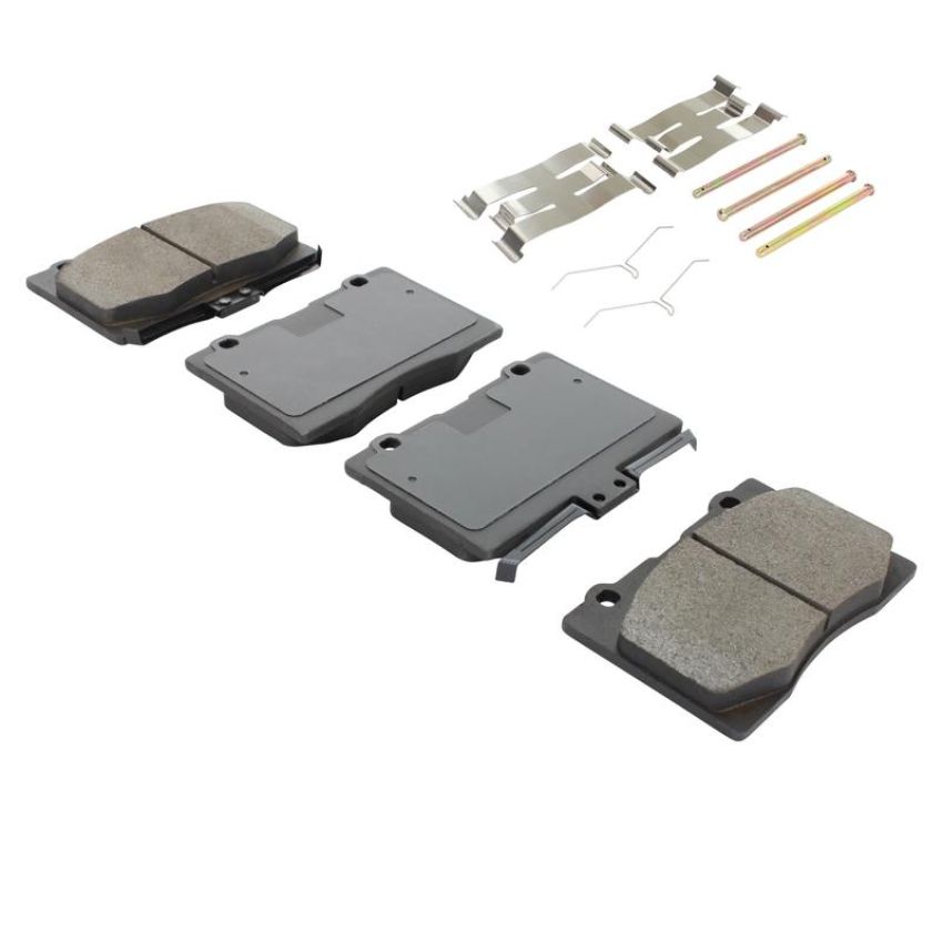 MPA 1001-1091C Quality-Built Premium Ceramic Brake Pads w/ Hardware