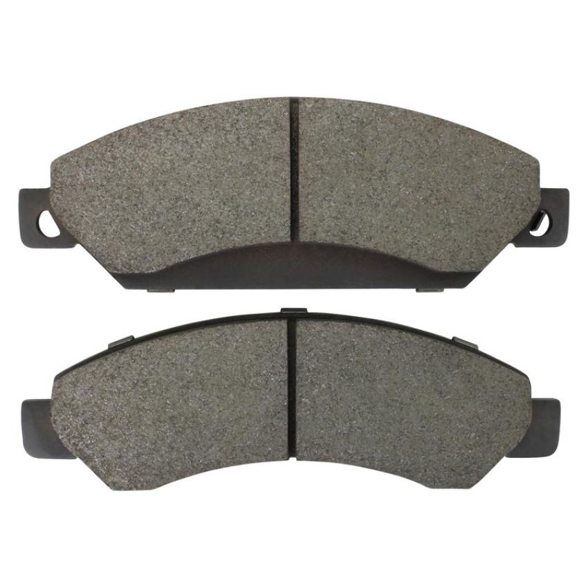 MPA 1001-1092M Quality-Built Premium Semi-Metallic Brake Pads w/ Hardware