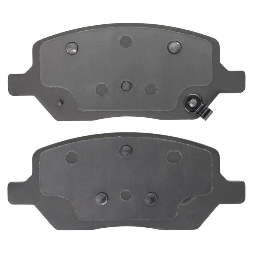 MPA 1001-1093C Quality-Built Premium Ceramic Brake Pads w/ Hardware