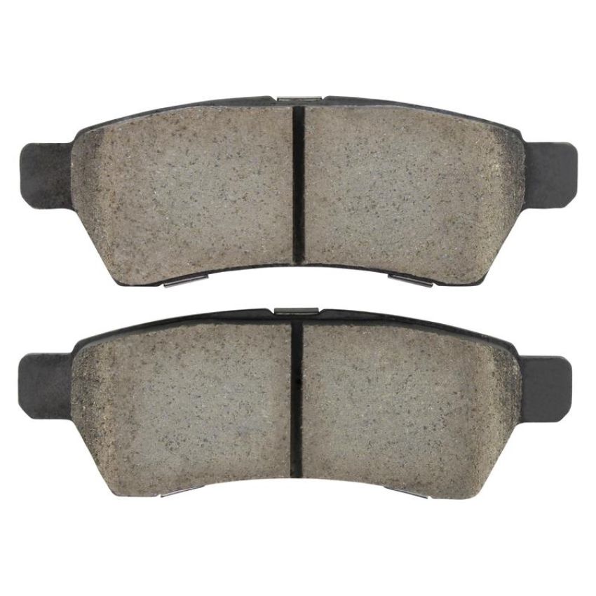 MPA 1001-1100C Quality-Built Premium Ceramic Brake Pads w/ Hardware