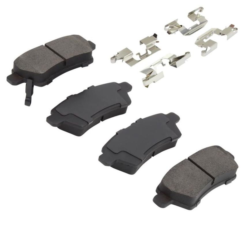 MPA 1001-1101C Quality-Built Premium Ceramic Brake Pads w/ Hardware