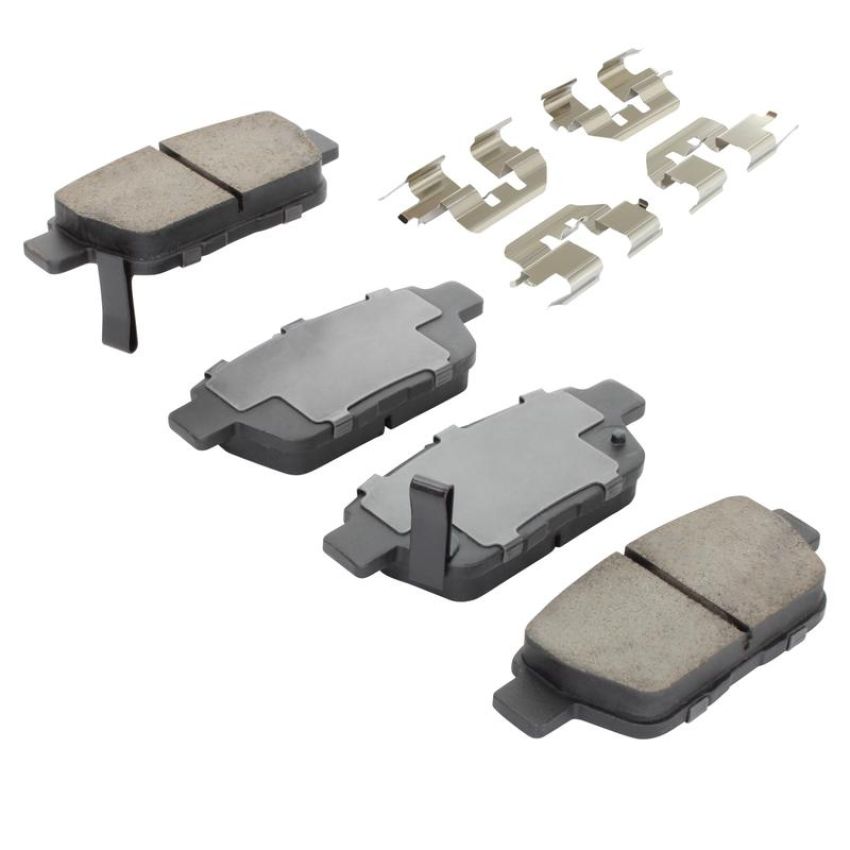 MPA 1001-1103C Quality-Built Premium Ceramic Brake Pads w/ Hardware