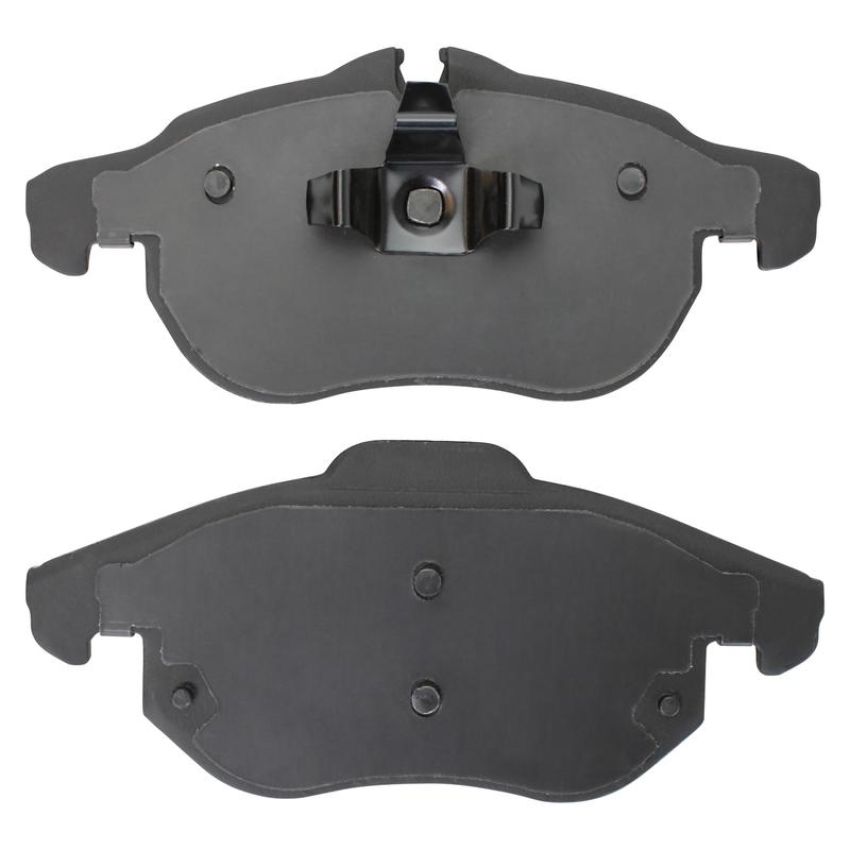 MPA 1001-1106M Quality-Built Premium Semi-Metallic Brake Pads w/ Hardware