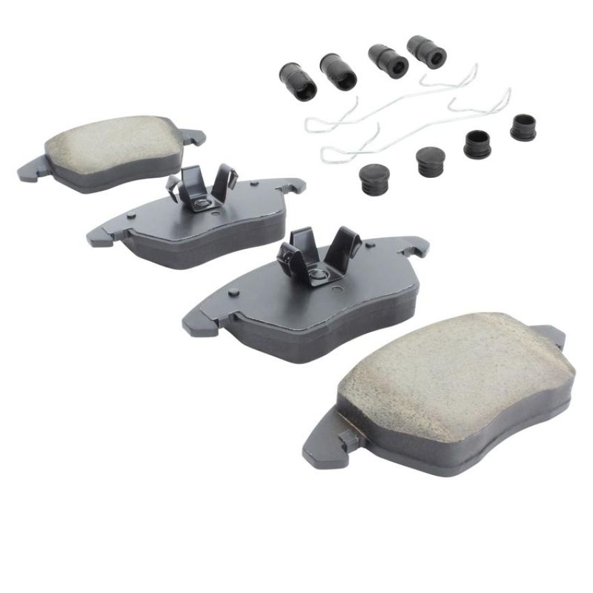 MPA 1001-1107BC Quality-Built Premium Ceramic Brake Pads w/ Hardware
