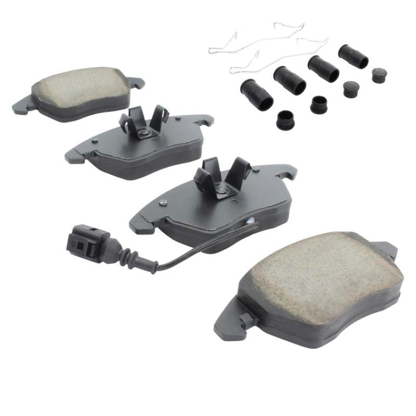 MPA 1001-1107C Quality-Built Premium Ceramic Brake Pads w/ Hardware