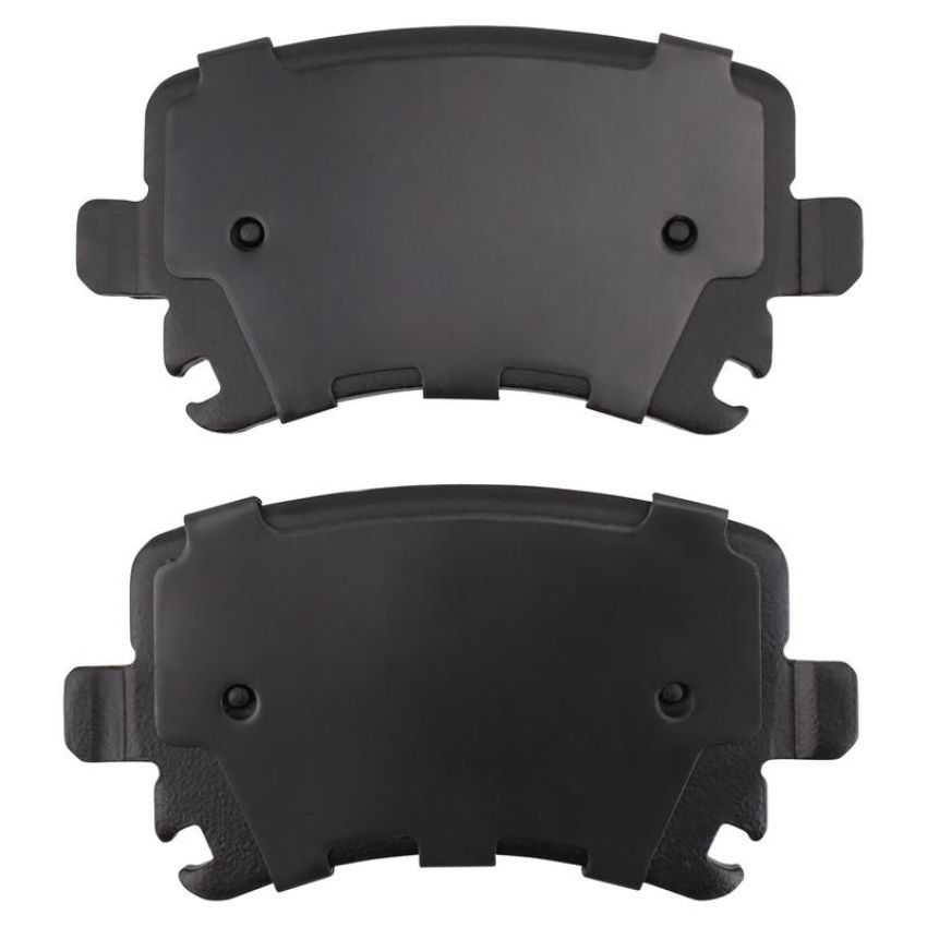 MPA 1001-1108AM Quality-Built Premium Semi-Metallic Brake Pads w/ Hardware