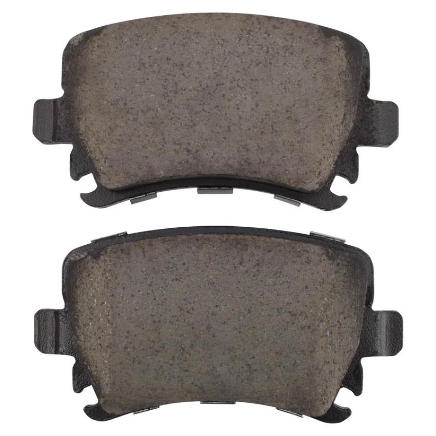 MPA 1001-1108AM Quality-Built Premium Semi-Metallic Brake Pads w/ Hardware
