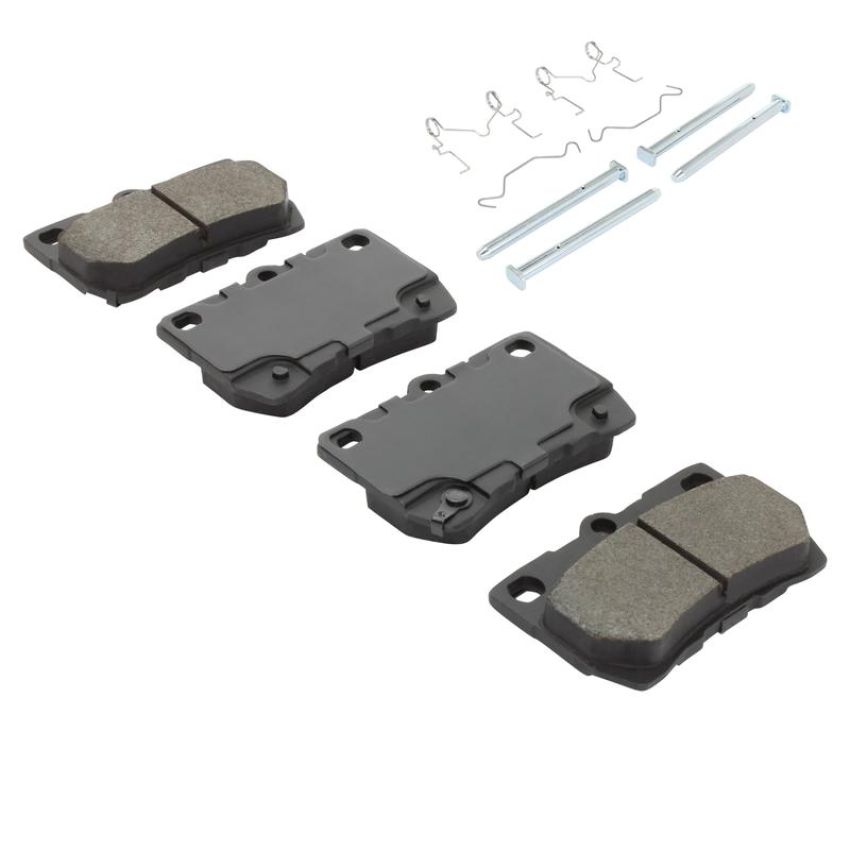 MPA 1001-1113M Quality-Built Premium Semi-Metallic Brake Pads w/ Hardware
