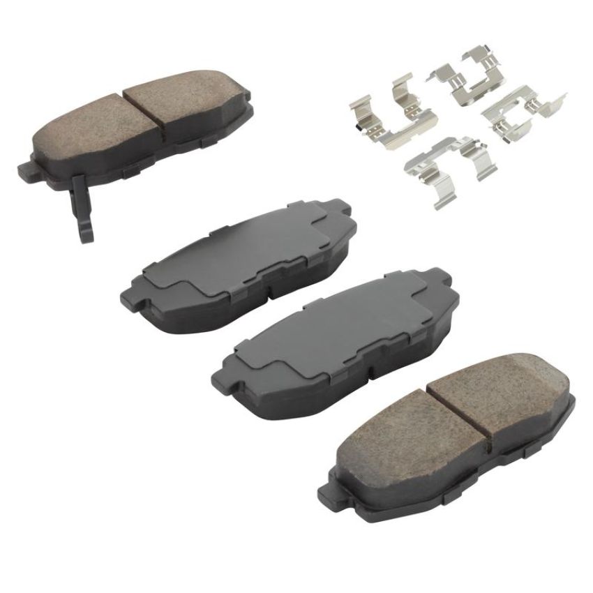 MPA 1001-1124C Quality-Built Premium Ceramic Brake Pads w/ Hardware