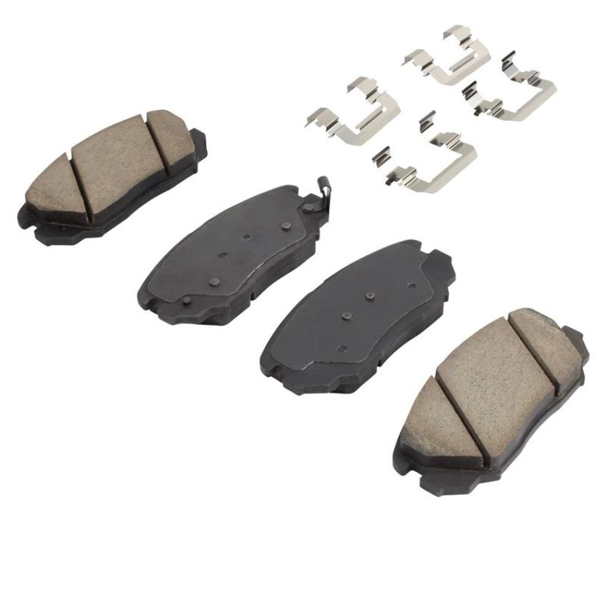 MPA 1001-1125AC Quality-Built Premium Ceramic Brake Pads w/ Hardware