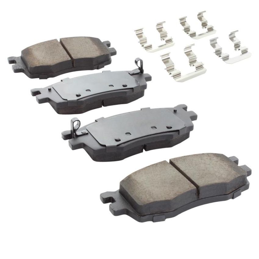 MPA 1001-1156C Quality-Built Premium Ceramic Brake Pads w/ Hardware