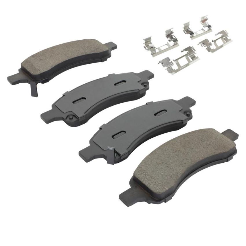 MPA 1001-1169AC Quality-Built Premium Ceramic Brake Pads w/ Hardware