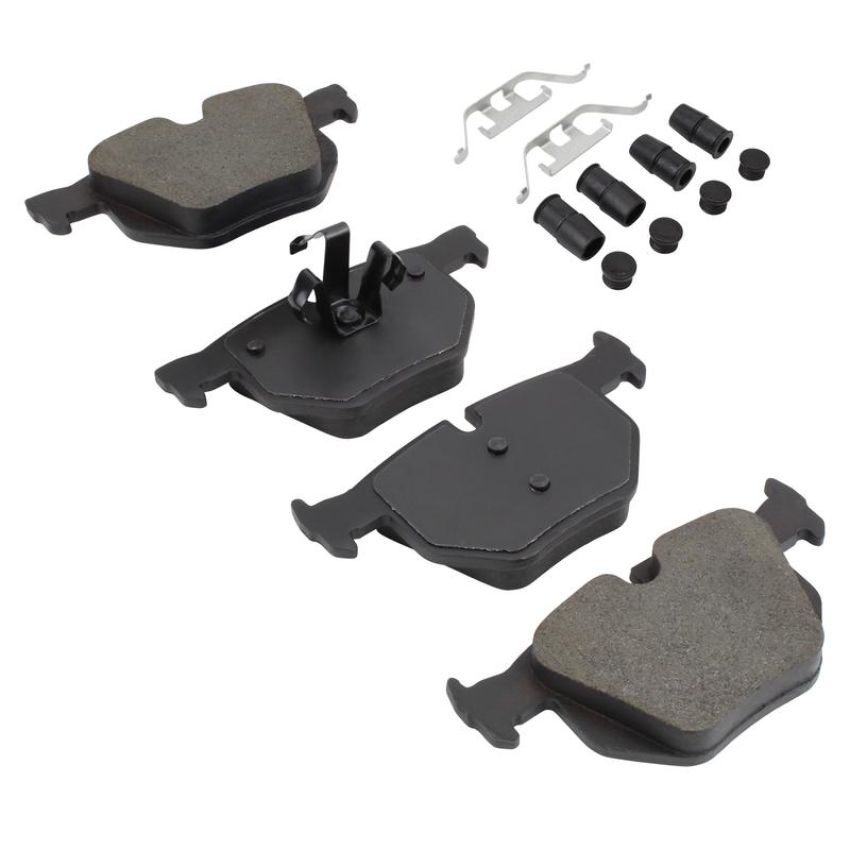 MPA 1001-1170M Quality-Built Premium Semi-Metallic Brake Pads w/ Hardware