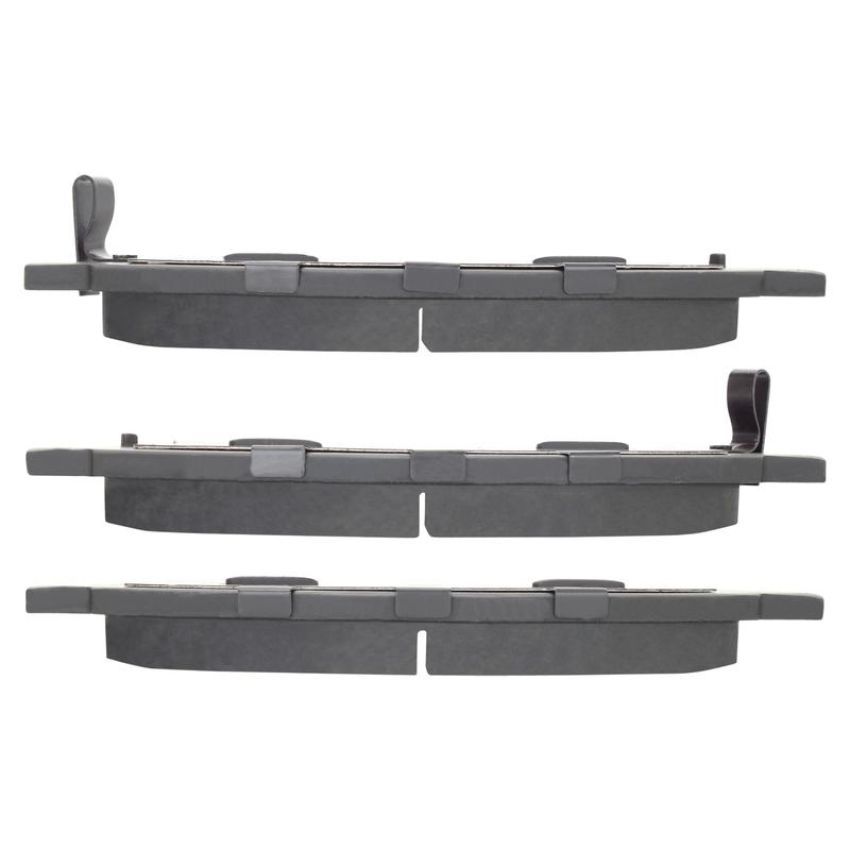 MPA 1001-1183M Quality-Built Premium Semi-Metallic Brake Pads w/ Hardware