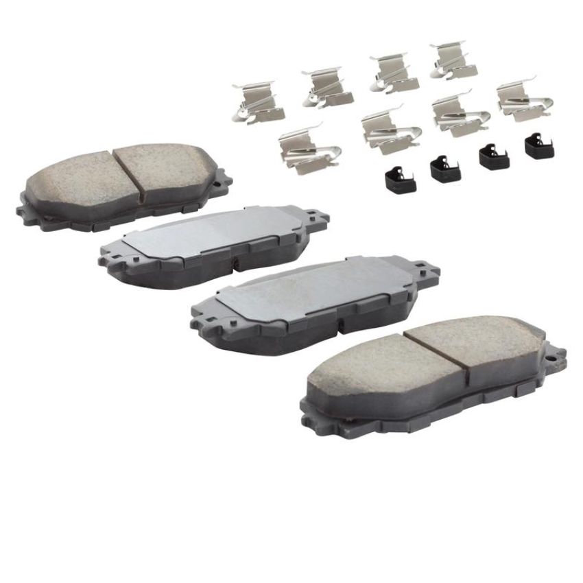 MPA 1001-1210C Quality-Built Premium Ceramic Brake Pads w/ Hardware