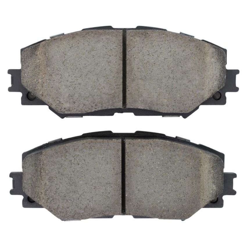 MPA 1001-1210M Quality-Built Premium Semi-Metallic Brake Pads w/ Hardware