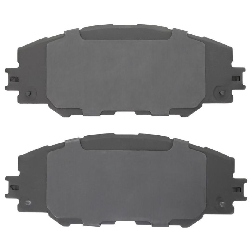 MPA 1001-1211M Quality-Built Premium Semi-Metallic Brake Pads w/ Hardware