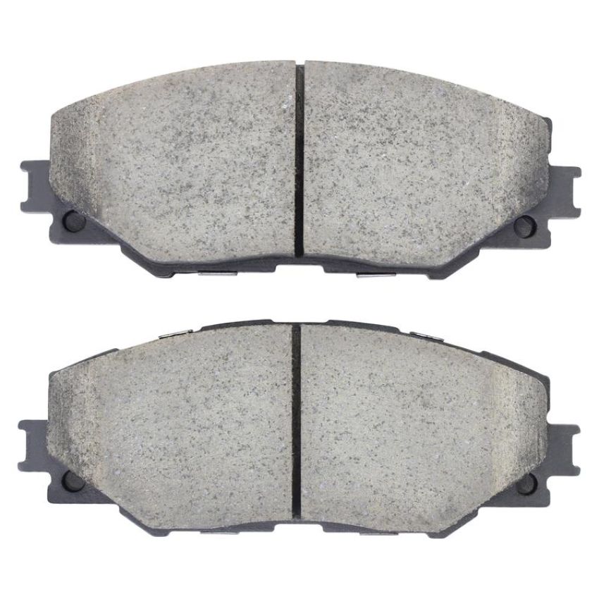 MPA 1001-1211M Quality-Built Premium Semi-Metallic Brake Pads w/ Hardware