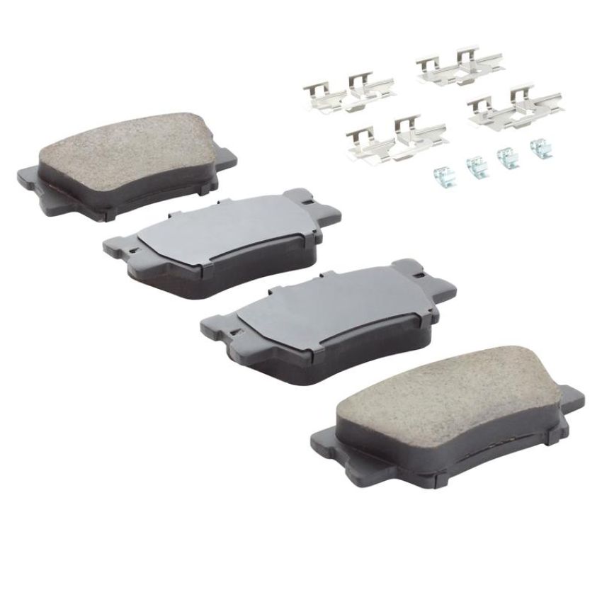 MPA 1001-1212C Quality-Built Premium Ceramic Brake Pads w/ Hardware
